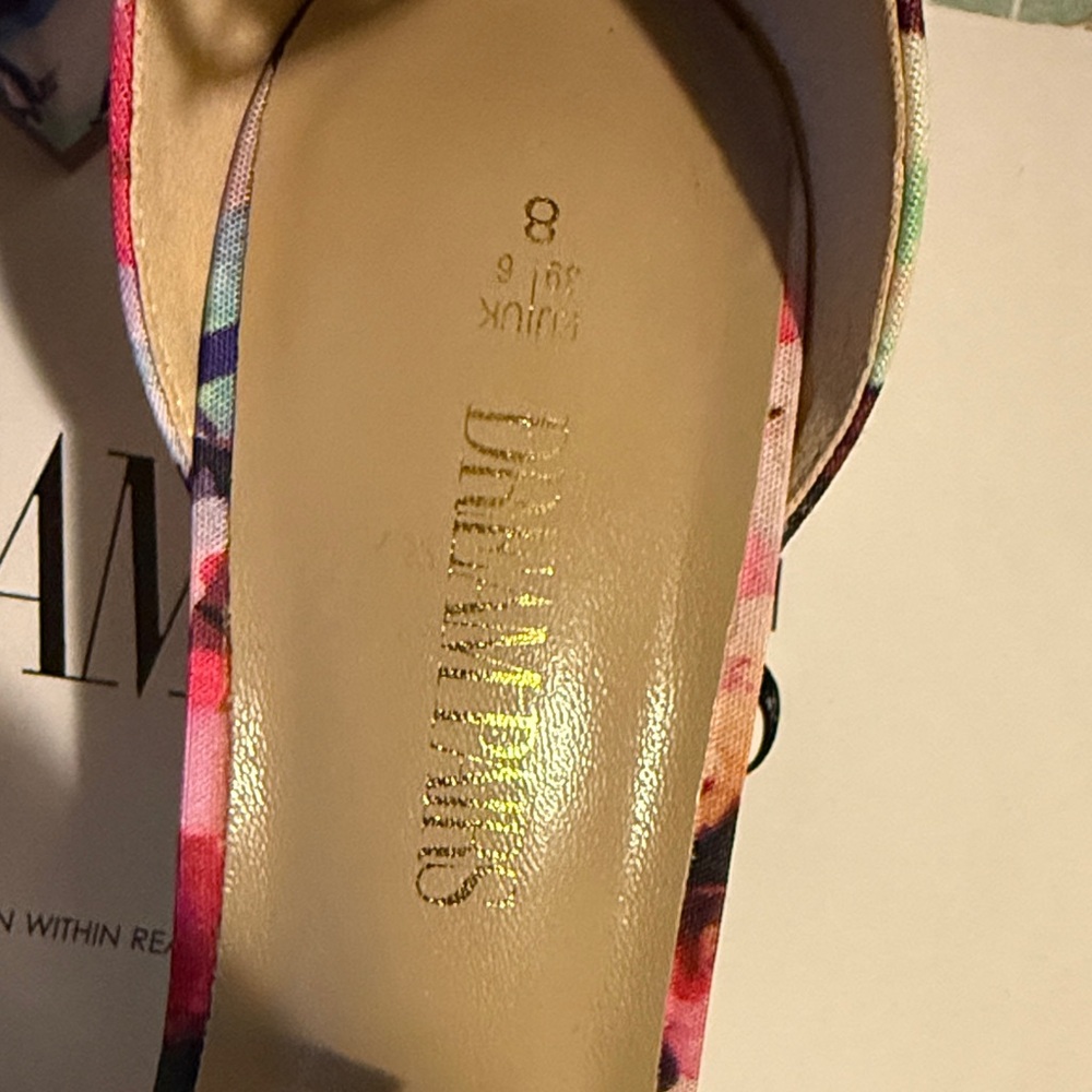 Multicolor Floral Heels - Picture 3 of 8